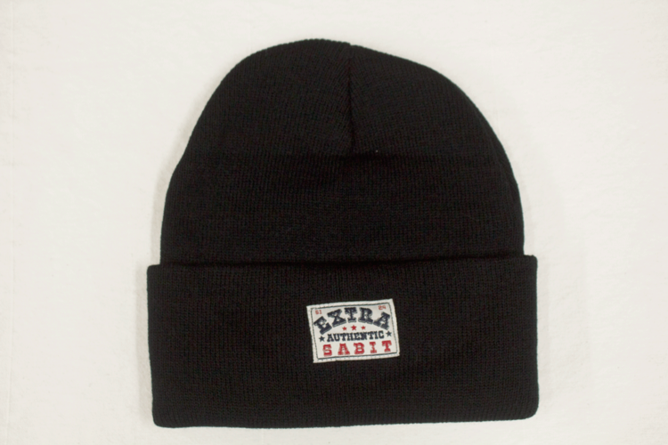 “EXTRA AUTHENTIC BLACK” BEANIE